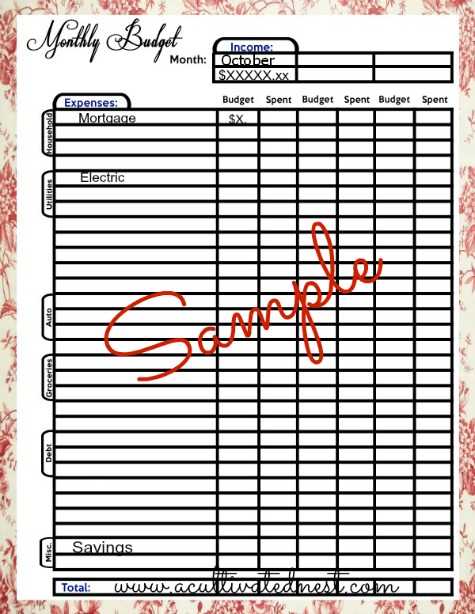 a monthly budget worksheet a monthly budget worksheet