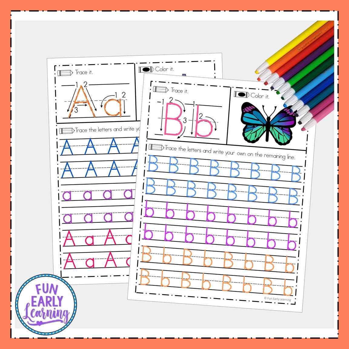 abc handwriting worksheets