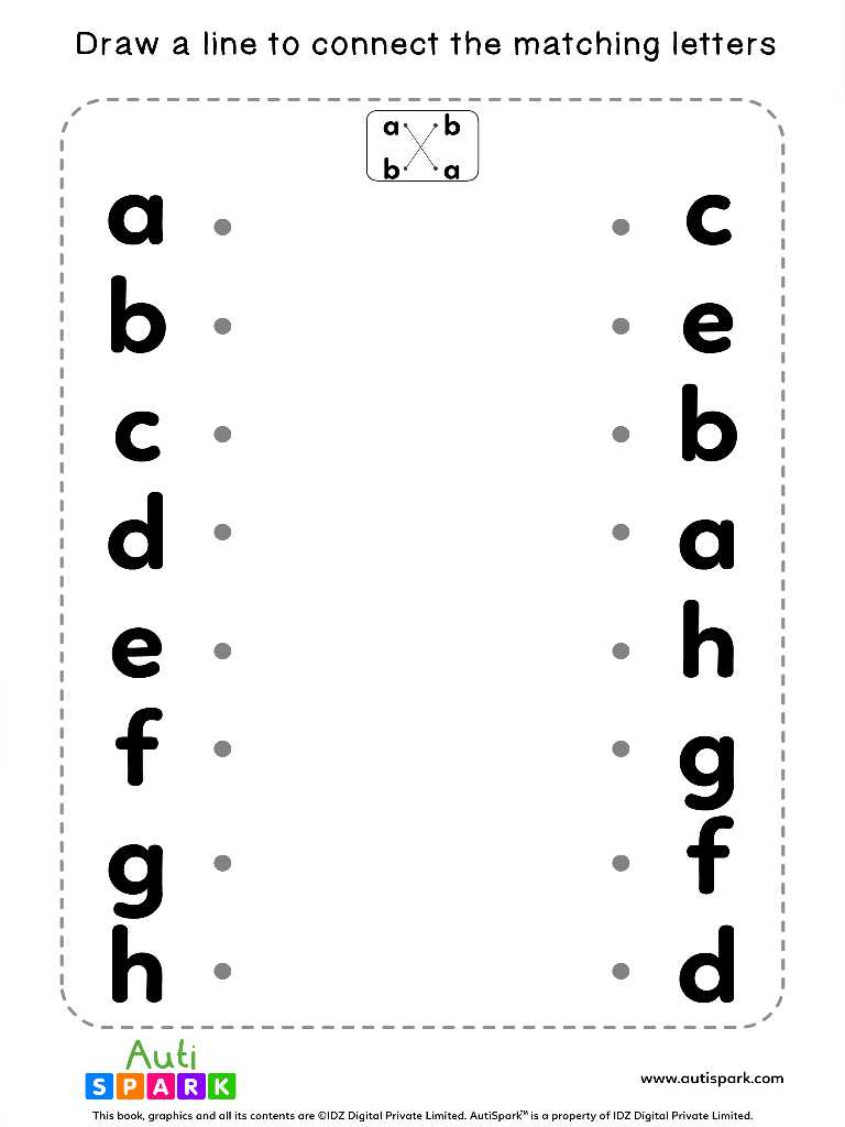 abc matching worksheets