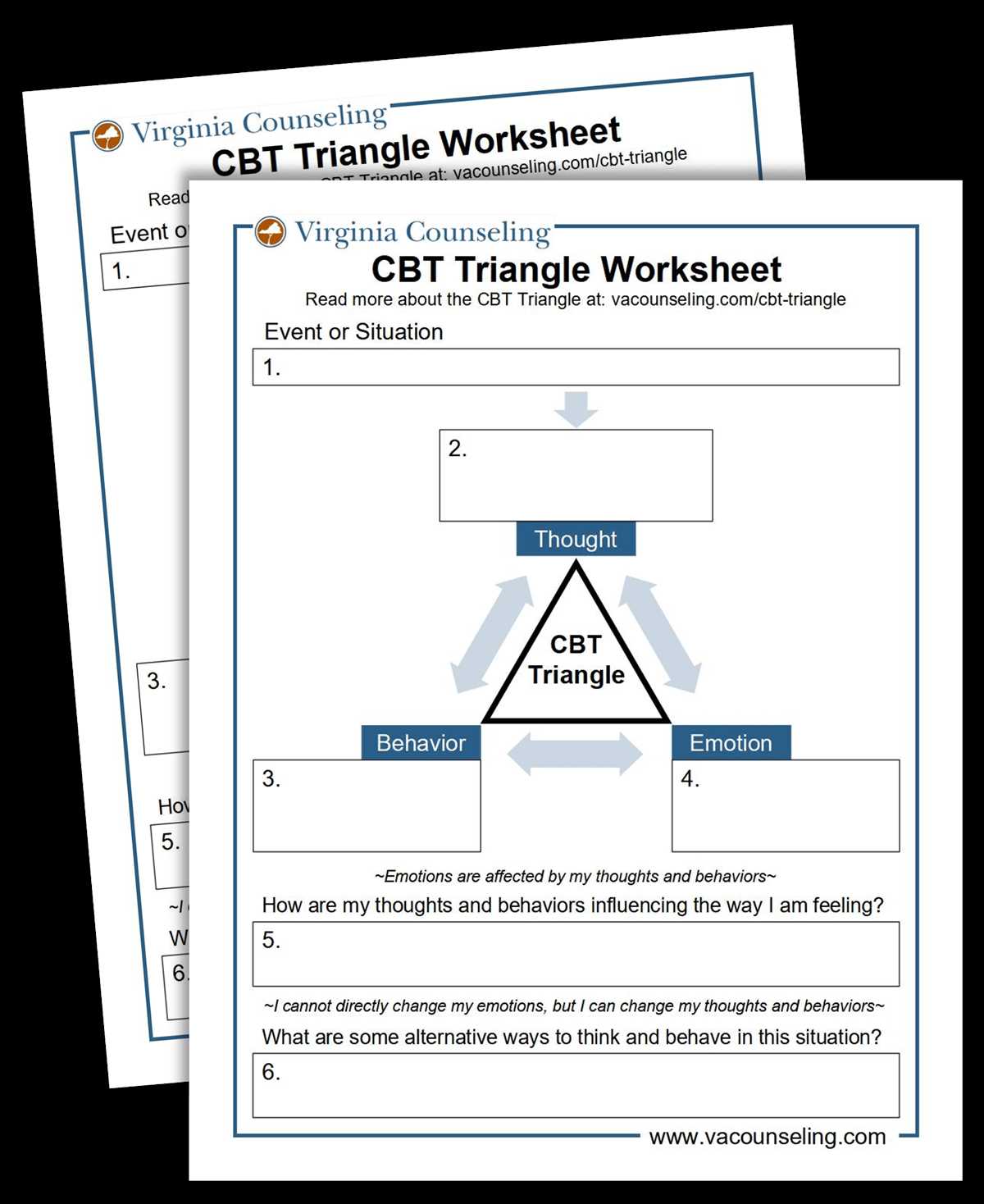 abc of cbt worksheet