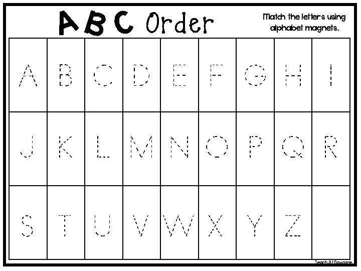 abc worksheets for toddlers