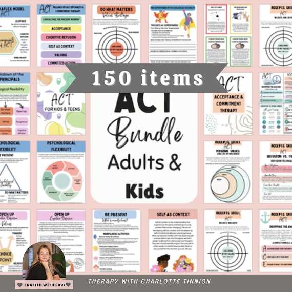 act values worksheet for kids