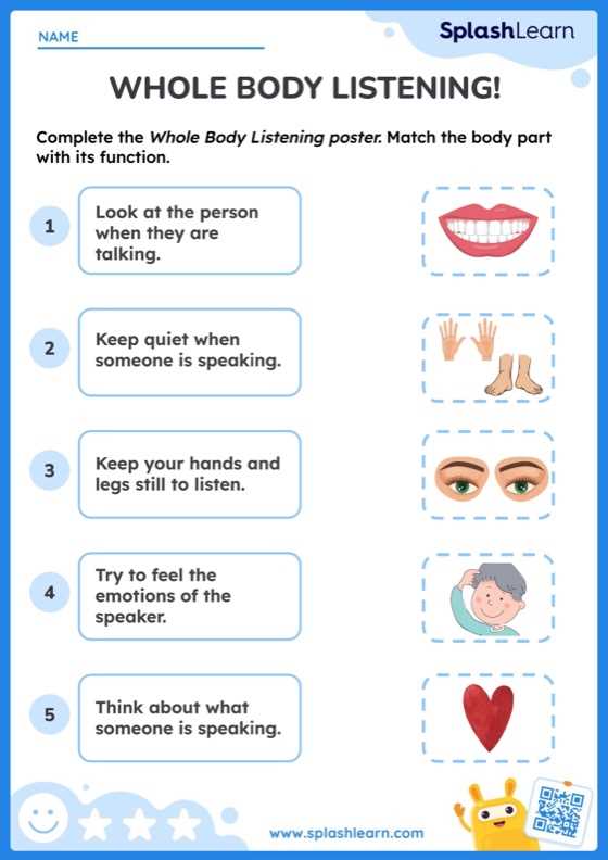 active listening skills worksheet active listening skills worksheet