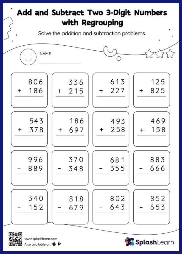 adding and subtracting worksheets printable