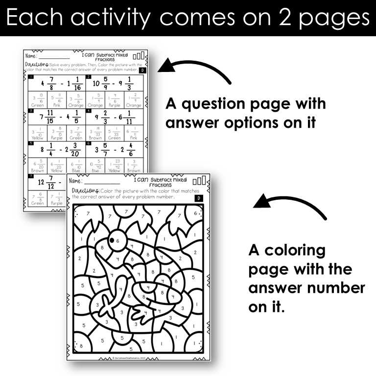 adding mixed fractions worksheet free