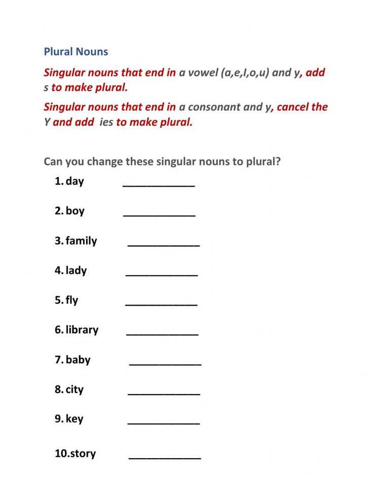 adding s or es to nouns worksheet
