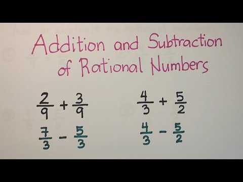 adding subtracting rational numbers worksheet