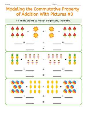 addition using pictures worksheet
