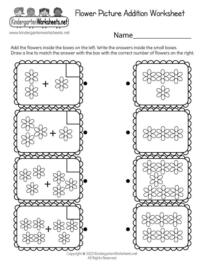 addition worksheet easy