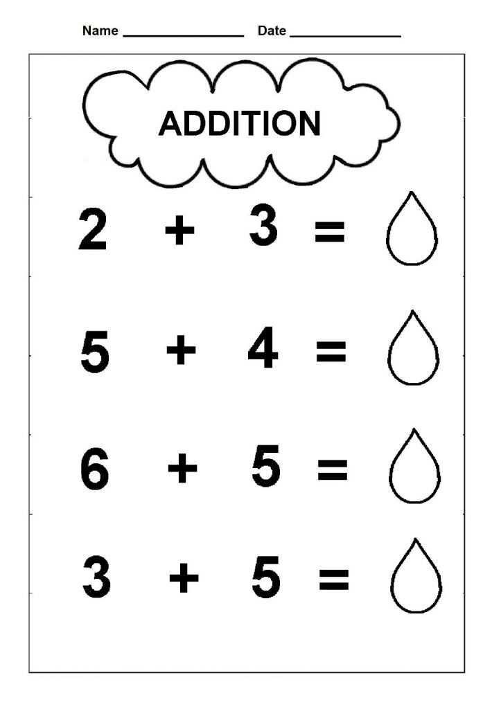 addition worksheet easy