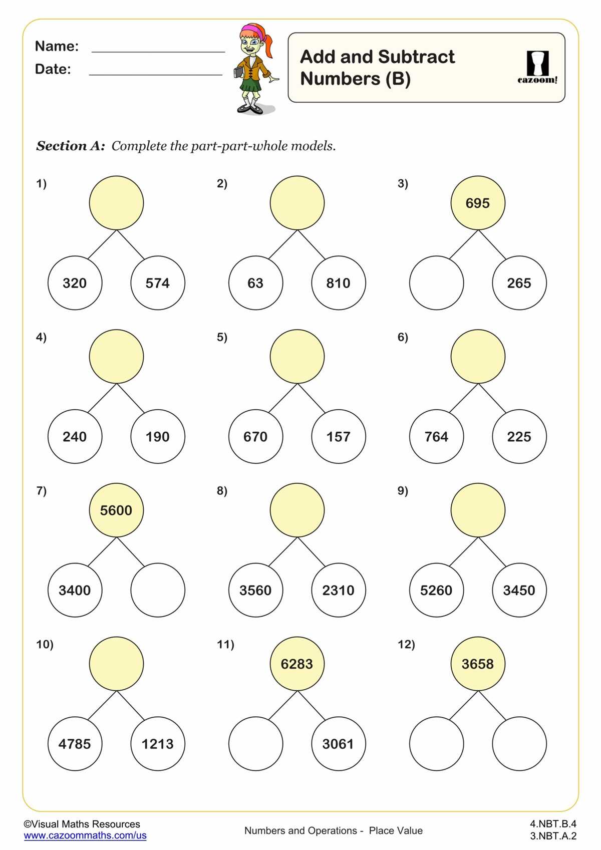 addition worksheets for 3rd grade