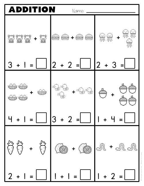 addition worksheets for preschool addition worksheets for preschool