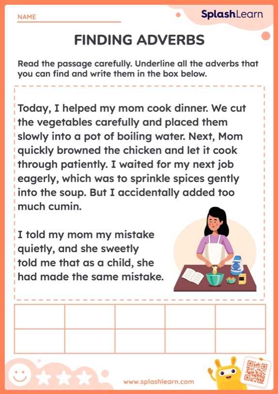 adverbs worksheet free