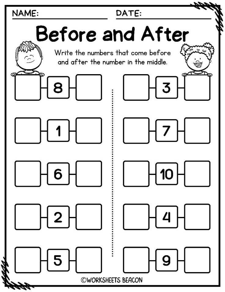 after numbers worksheet 1 20