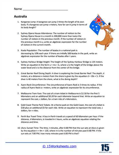 algebra challenge problems worksheet