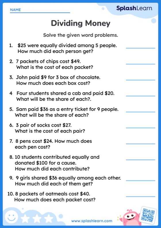 algebra coin word problems worksheet