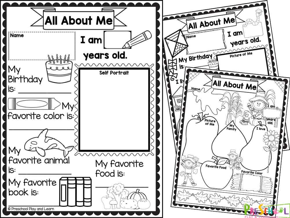 all about me worksheet eyfs