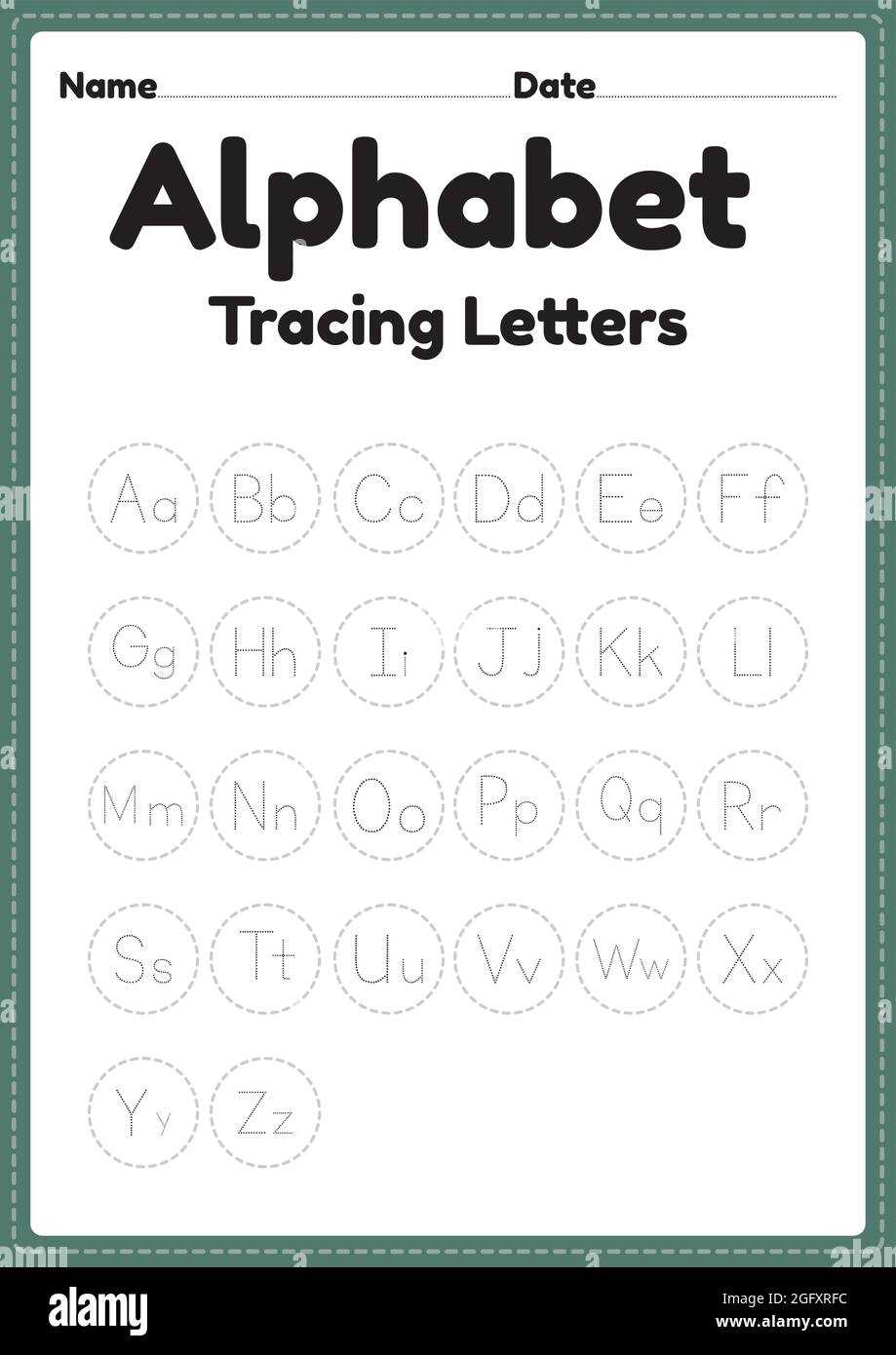 alphabet a worksheets for kindergarten