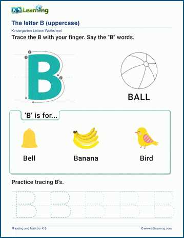 alphabet b worksheet
