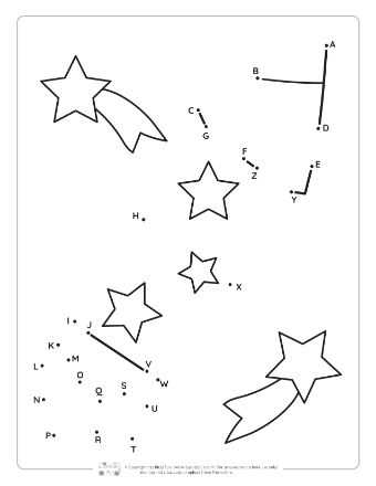 alphabet joining dots worksheets