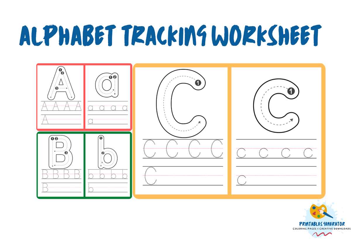 alphabet tracing worksheets kindergarten