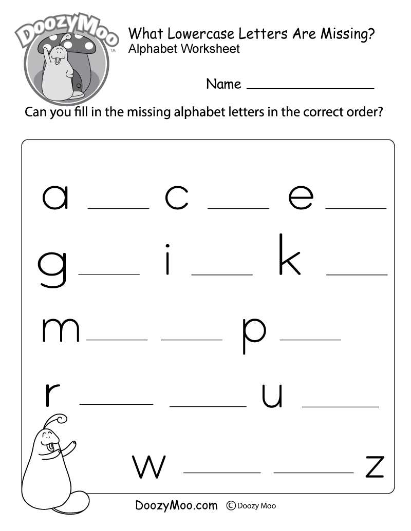 alphabet worksheets free printable