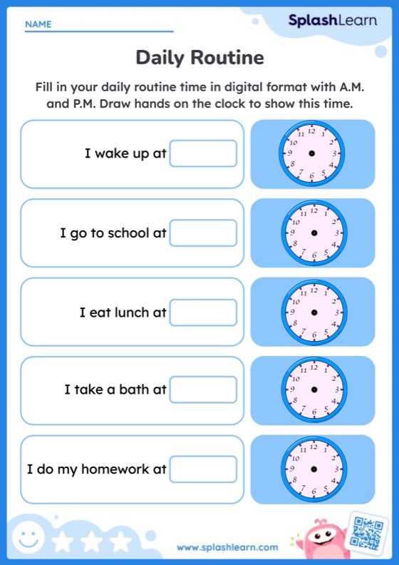 am pm worksheet for class 2
