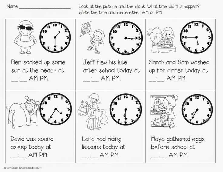 am pm worksheet for class 2