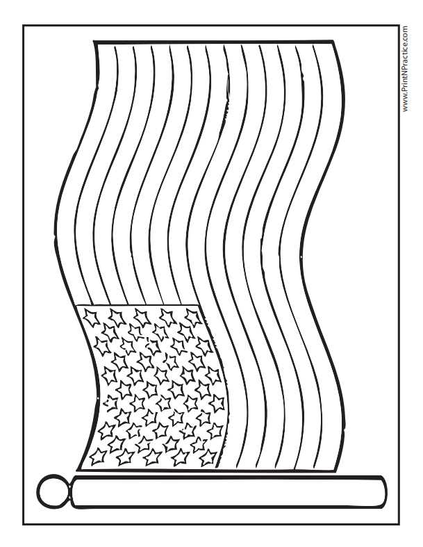 american flag worksheets