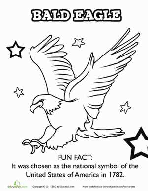 american symbols worksheet