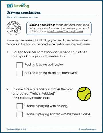 analysis and conclusion worksheet