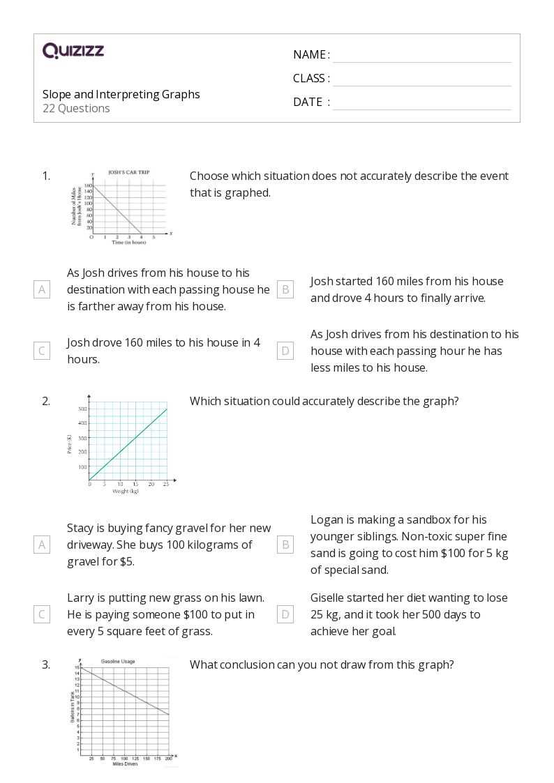 analyzing graphs worksheet