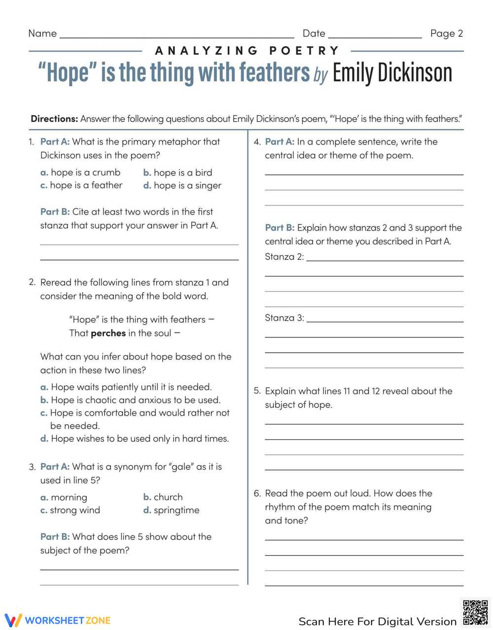 analyzing key ideas in a text worksheets
