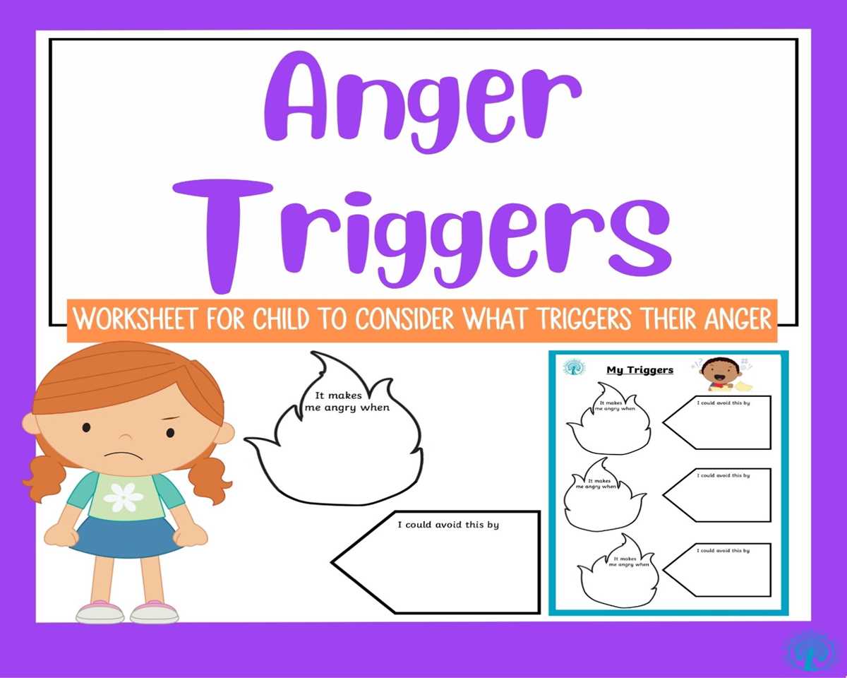 anger management for kids worksheets