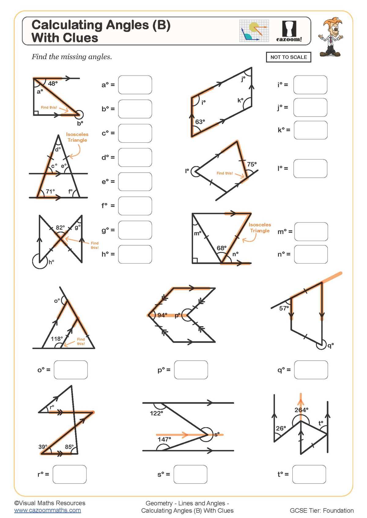 angle relationships worksheet 8th grade