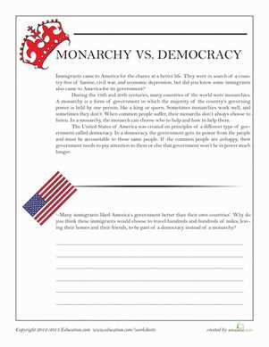 applying the models of democracy worksheet