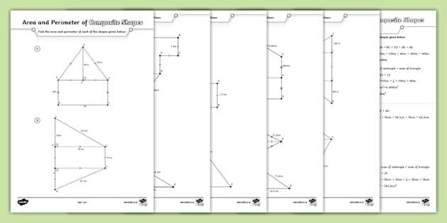 area and perimeter of composite figures worksheet