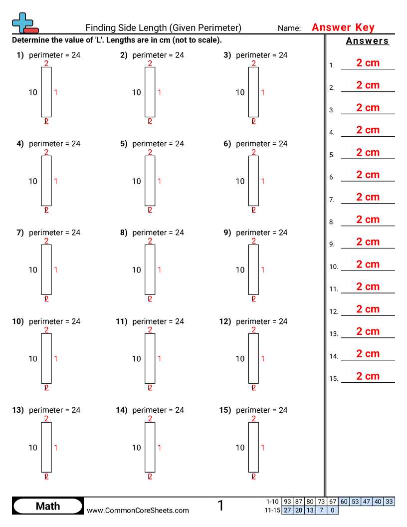 area and perimeter worksheets grade 5