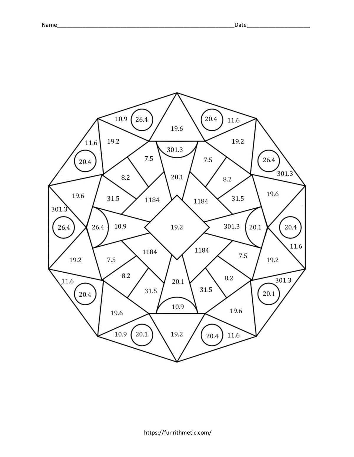 area of quadrilaterals and triangles worksheet
