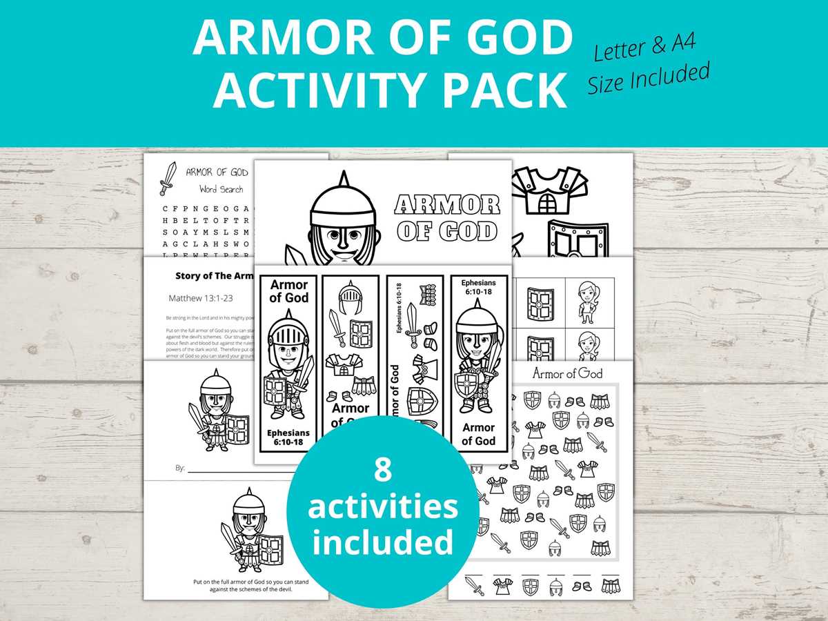 armor of god worksheet