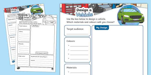 automotive worksheets for highschool students