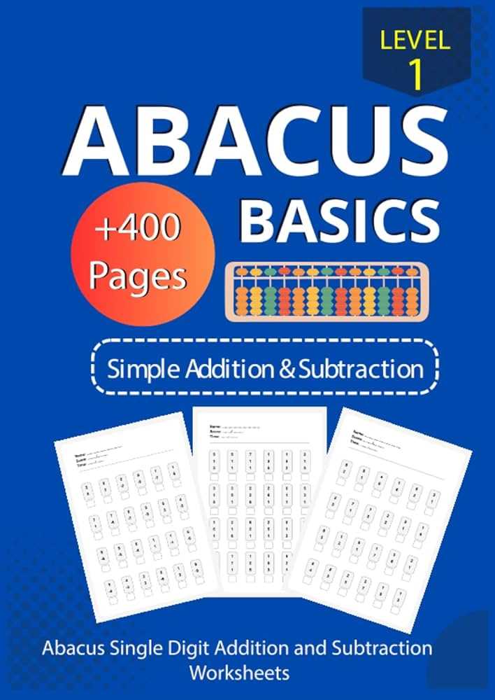 basic abacus worksheets