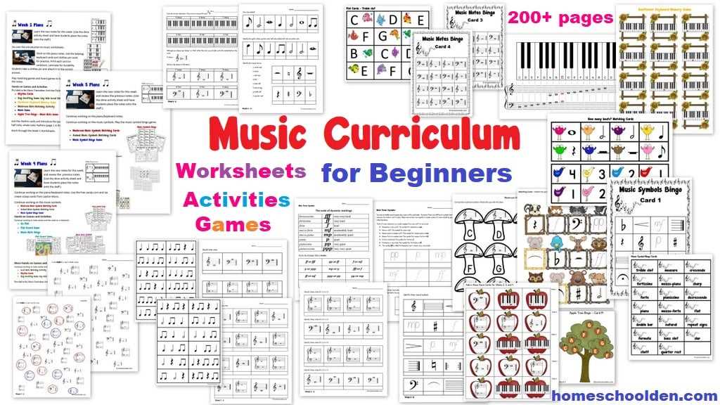 beginner music theory worksheets