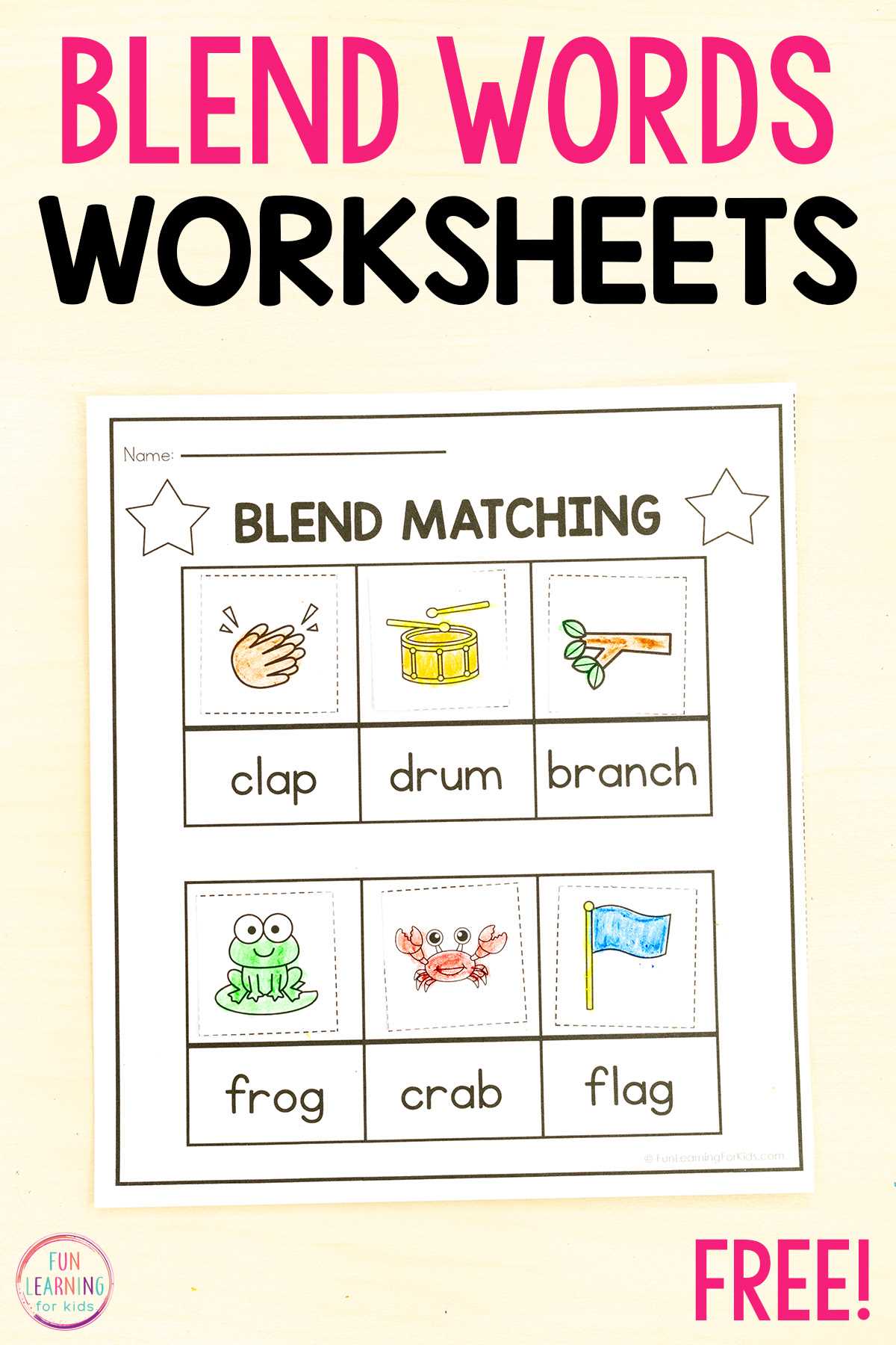 beginning consonant blends worksheets free