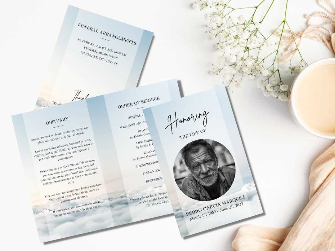 bereavement arrangements worksheet