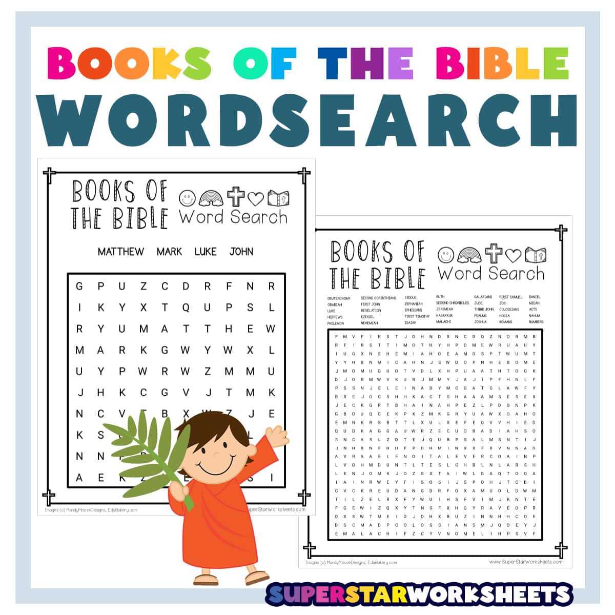 bible vocabulary worksheets