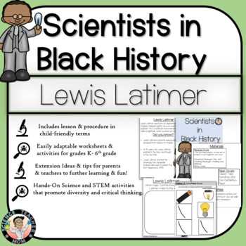 black history science worksheets black history science worksheets
