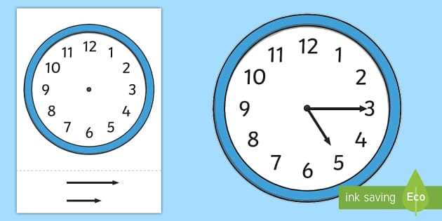 blank clock face worksheets printable