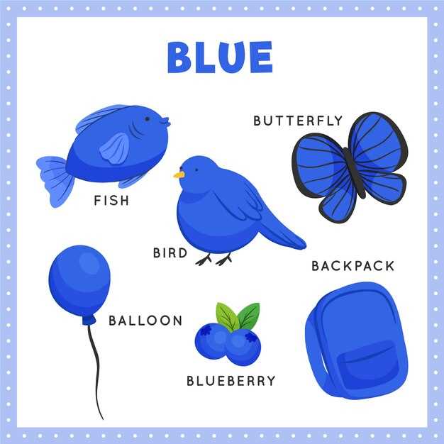 blue color worksheet