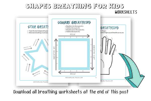 breathing exercises for kids worksheet